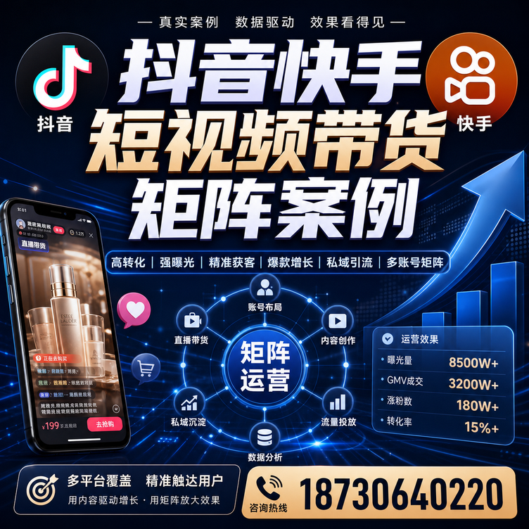 平凉短视频带货团队多平台矩阵自动分发案例